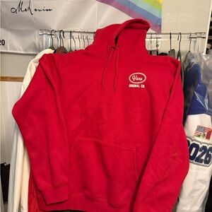 Vans Men's Red Hoodie